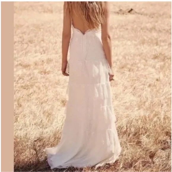 Free People Boho Maxi Dress Size 6 - Picture 2 of 7